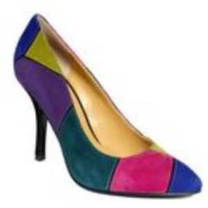 Nine west multi colored shoes